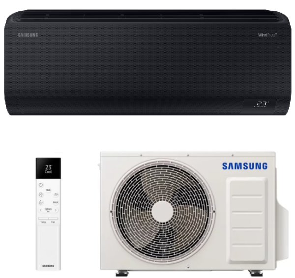 Samsung AR70F07C1ABNEU + AR70F07C1AWXEU WindFree™ Avant S2 Black Inverteres Split klíma